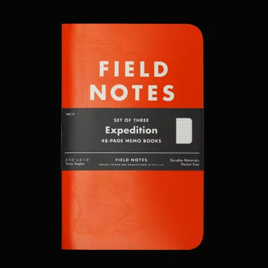 Field Notes Expedition Waterproof Edition 3-Pack Dot Graph