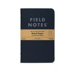 Field Notes Pitch Black Notebook - Dot Graph - 2 Pack