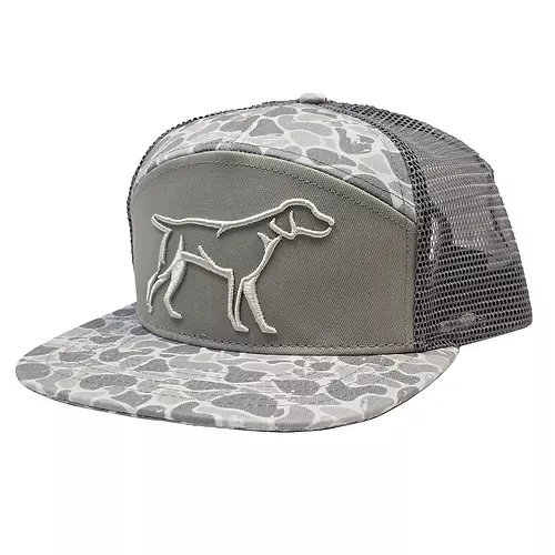 Fieldstone Backwoods Camo 7 Panel 3D Puff Hat #H-173