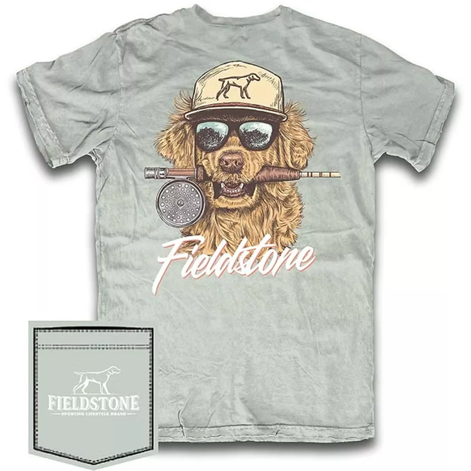 Fieldstone Men’s Bay Retriever Reel T-Shirt