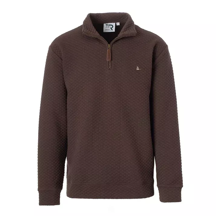 Fieldstone Youth Roost Drake Brown Quarter Zip