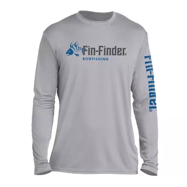 Fin Finder Skulls Performance Longsleeve Grey X-large