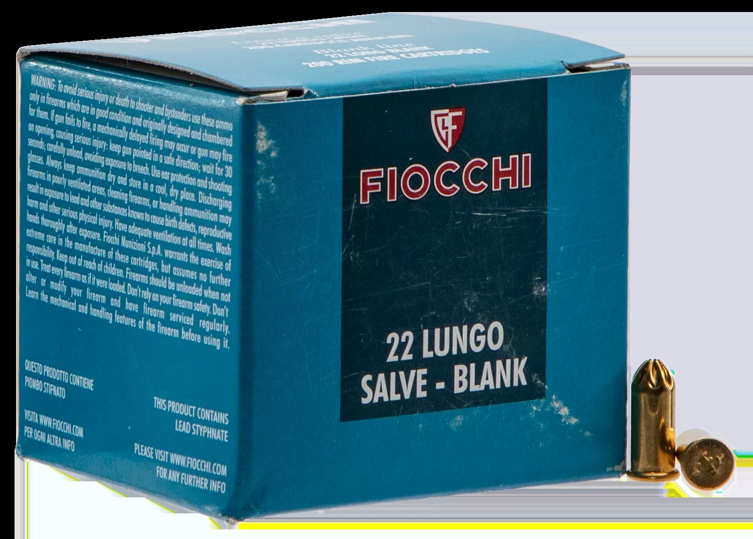 Fiocchi Pistol Blank 22 LR 200 Per Box