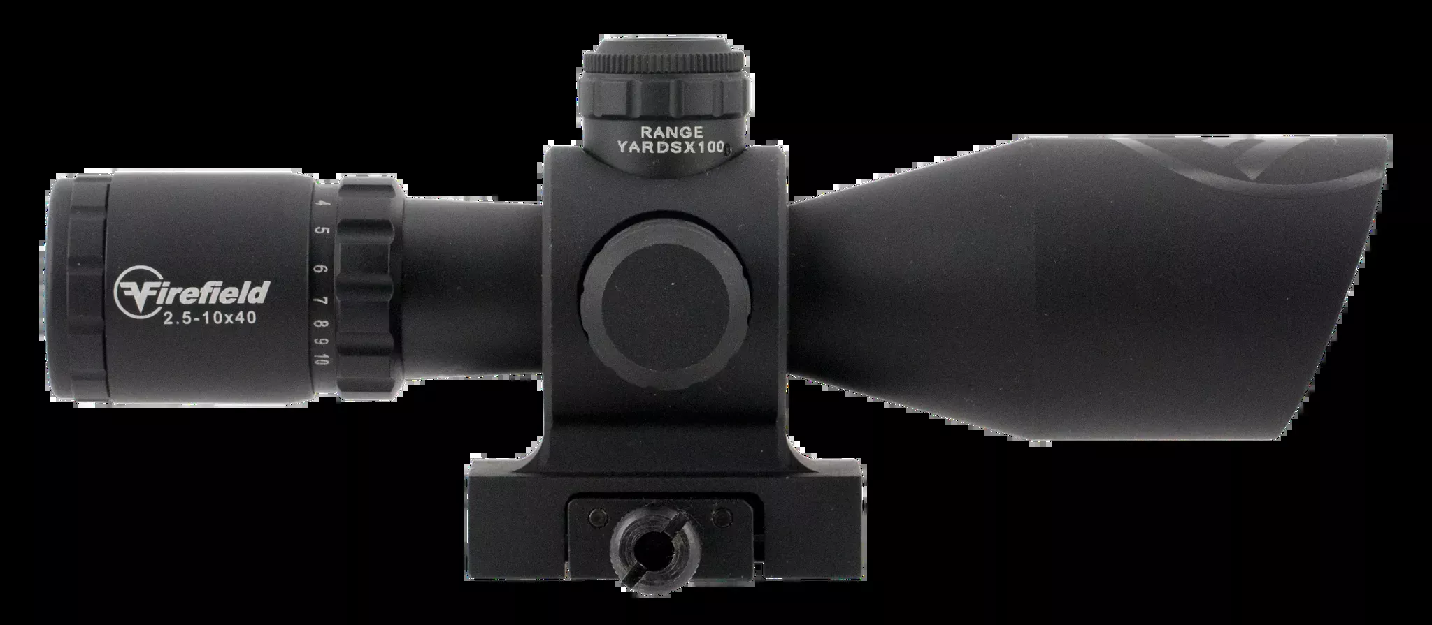 Firefield Barrage Riflescope – 2.5-10x40mm Red/Green Mil-Dot Reticle