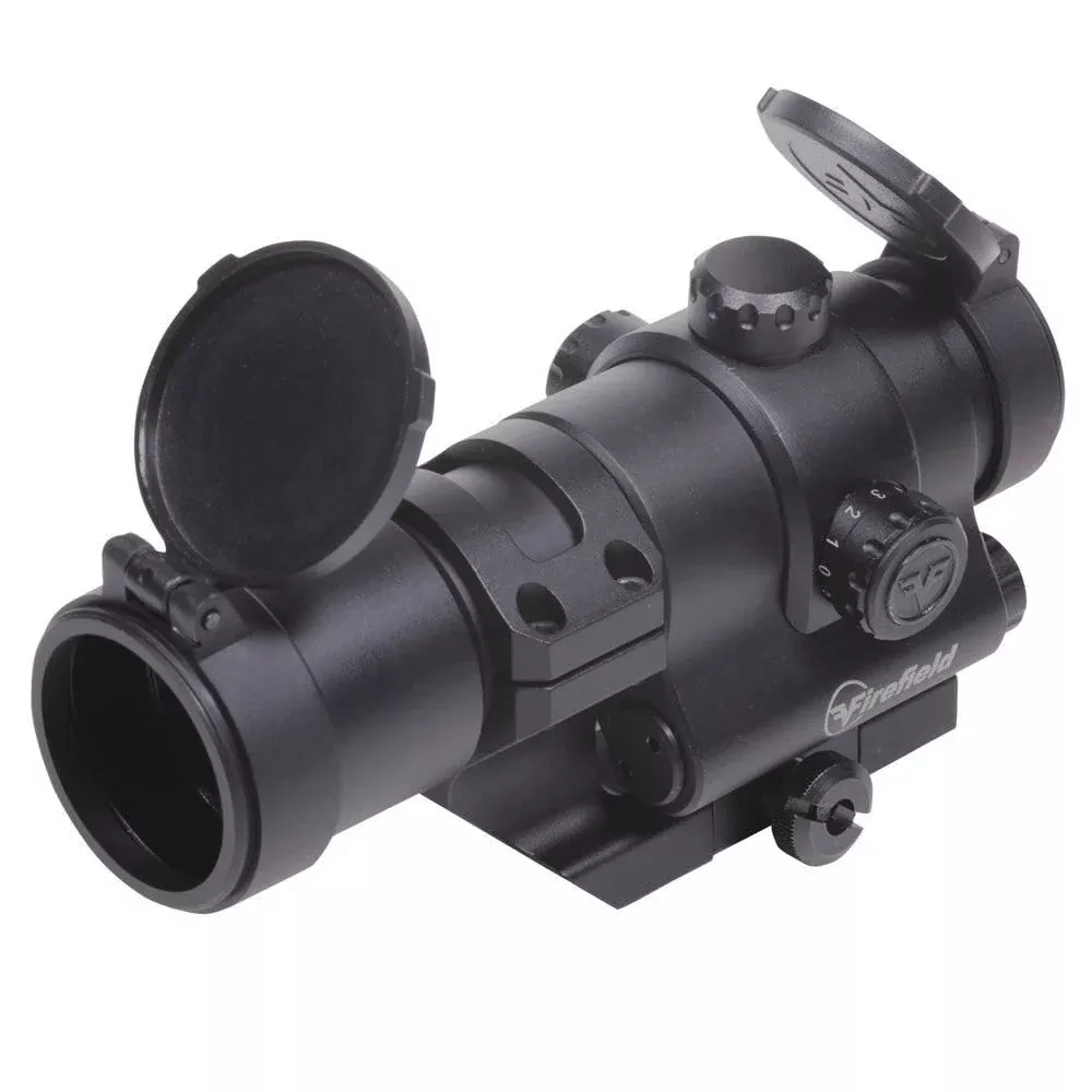 Firefield Impulse 1x28 Red Dot Sight w/Red Laser - 2 MOA Red/Green Dot/60 MOA Circle
