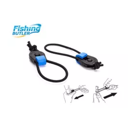 Fishing Butlers Ultimate Rod Ties - Small - 12" - 2 Pack - Assorted Colors
