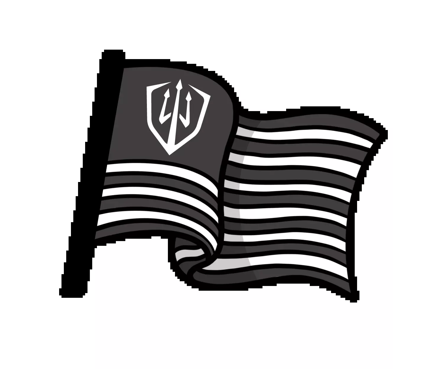Flagpole Sticker