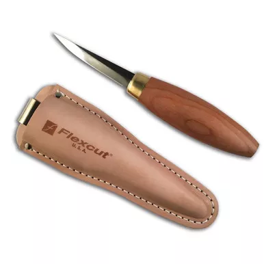 FLEXCUT Sloyd Woodworking High-Carbon Steel Knife (KN50)