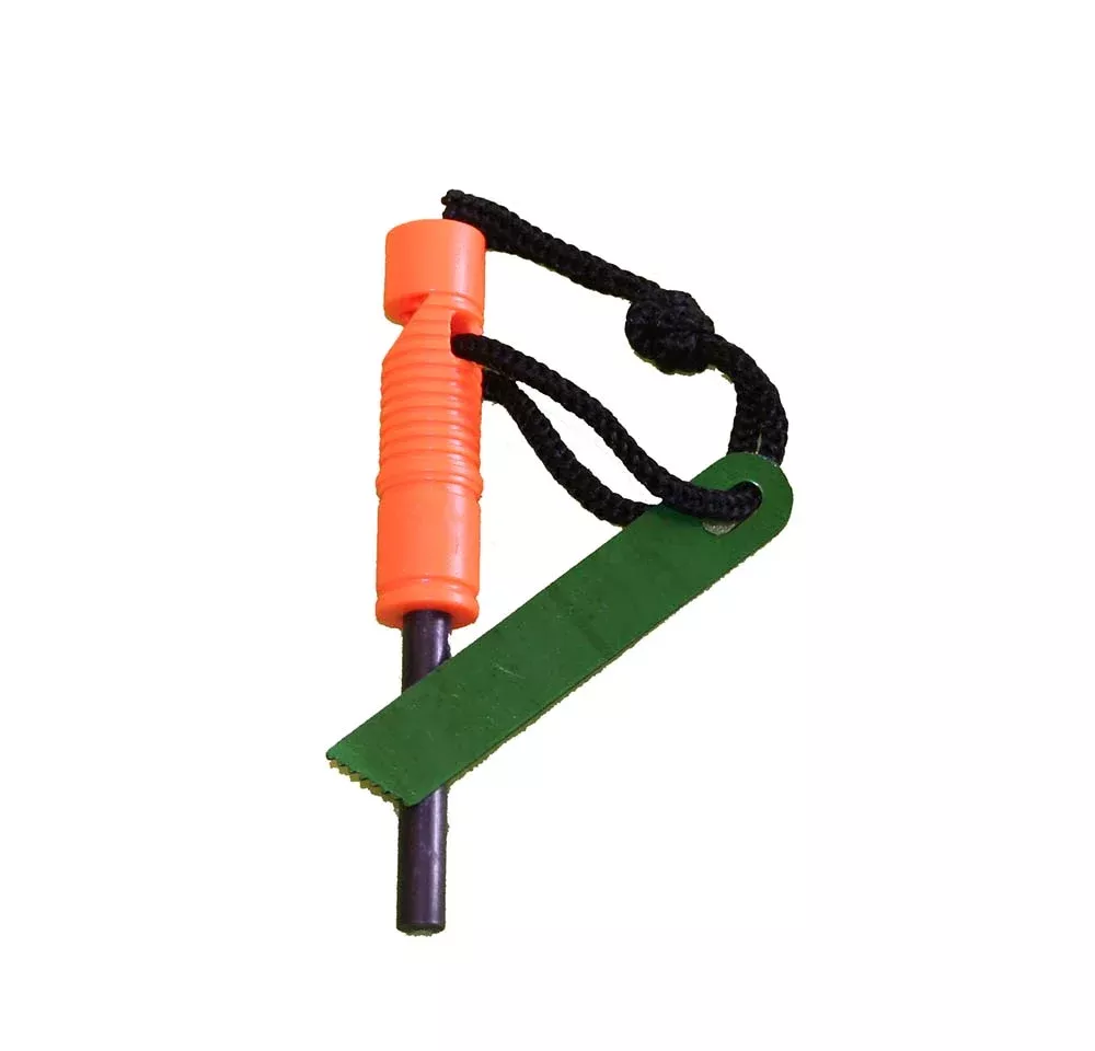Flint Starter | All-Weather Emergency Ferro Rod Fire Starter with Striker