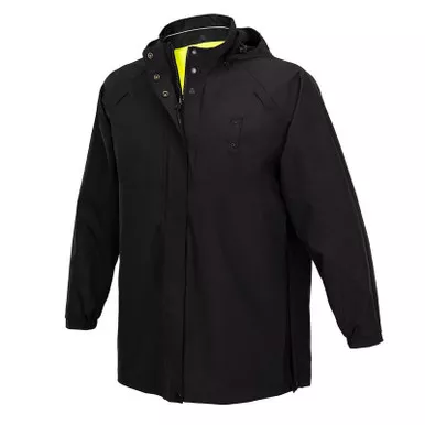 Flying Cross 76230 DutyGuard RT (Rain Technology) Reversible Rain Jacket, Black