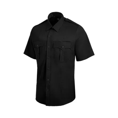 Flying Cross CS1000 Men's Core Flex (S.T.A.T.) Short Sleeve Class A Shirt, Black