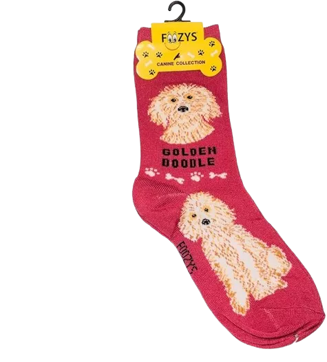 Foozys Ladies Golden Doodle Socks #FCC-19