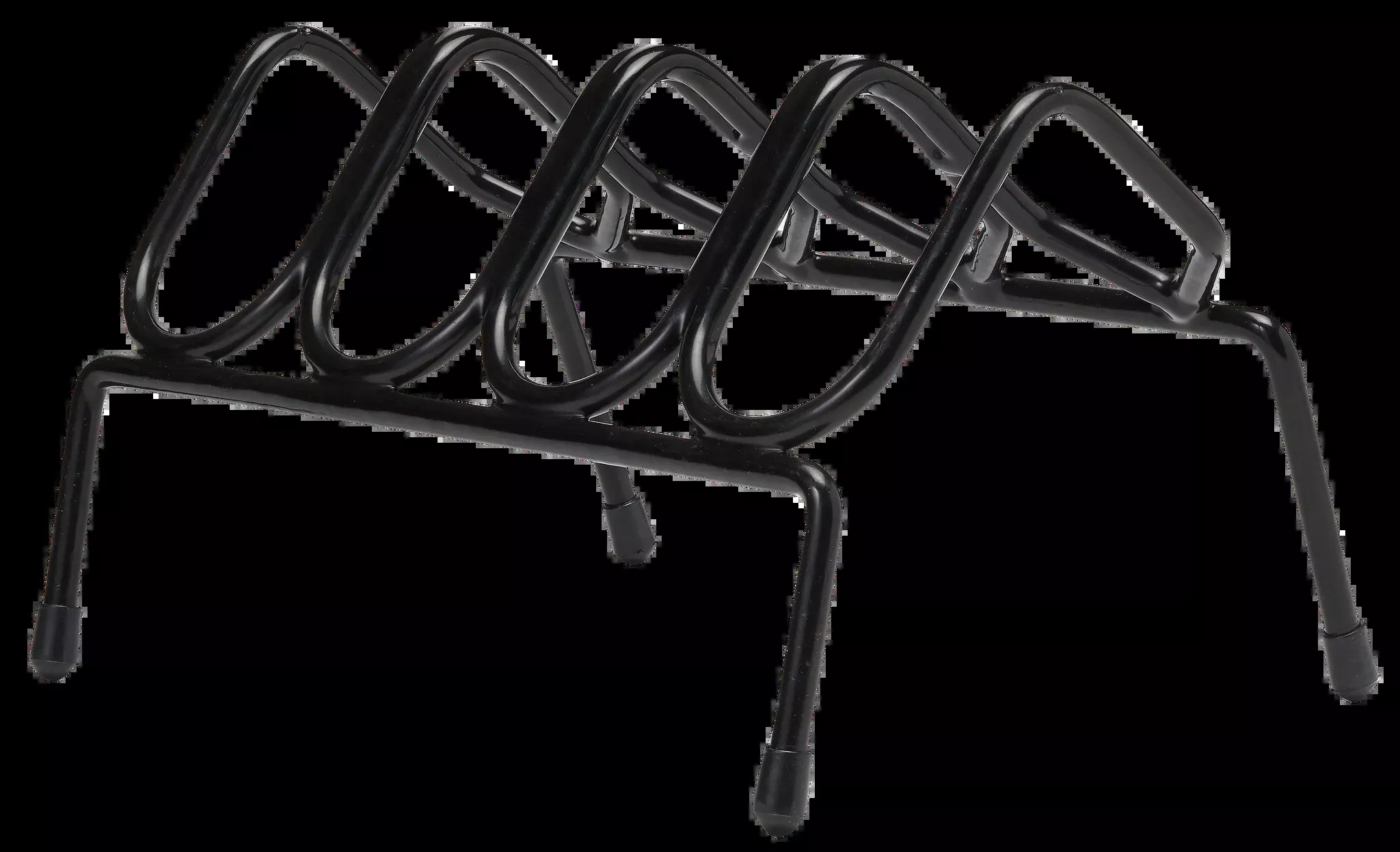 Four Handgun Steel Pistol Rack – Black
