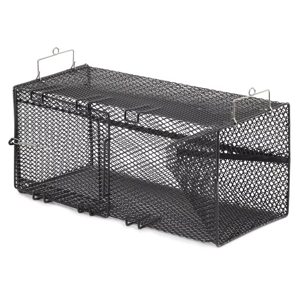 Frabill Black Pinfish Rectangular Trap – 18″ x 12″ x 8″ [PMC1264]