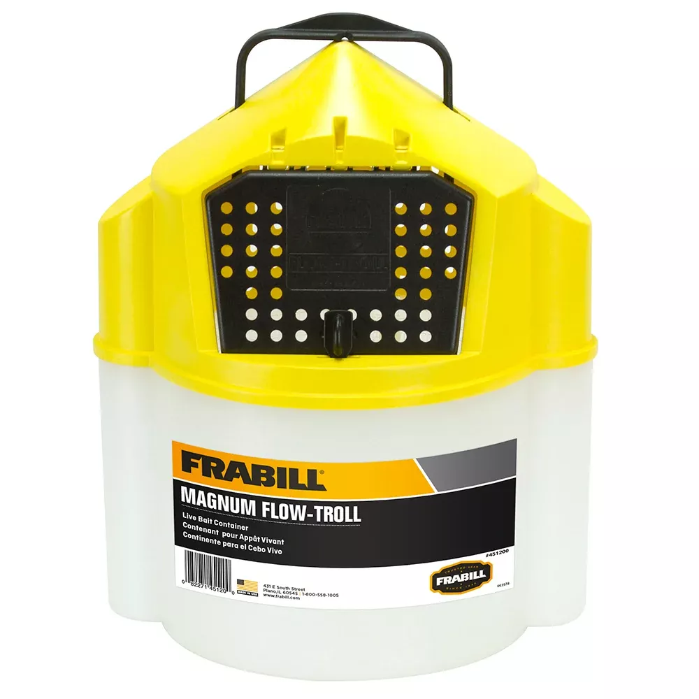Frabill Magnum Flow Troll Bucket – 10 Quart [451200]