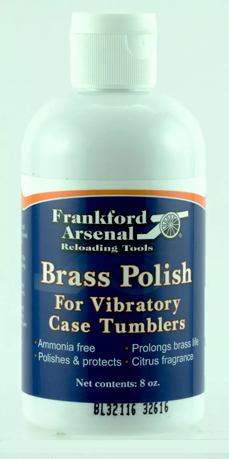 Frankford Arsenal Quick-N-Ez Brass Polish 8 oz Squeeze Bottle
