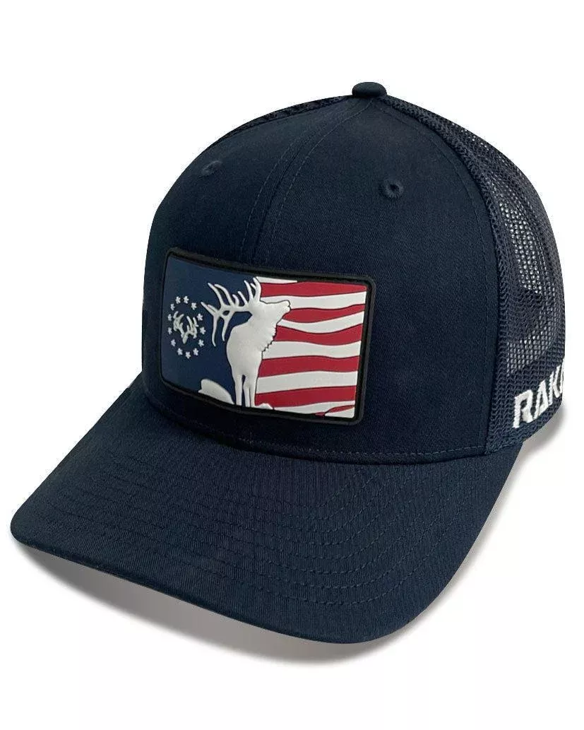 Freedom Elk PVC Patch Trucker Hat