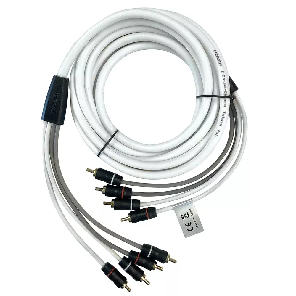 FUSION Standard RCA Cable – 4 Channel – 25′