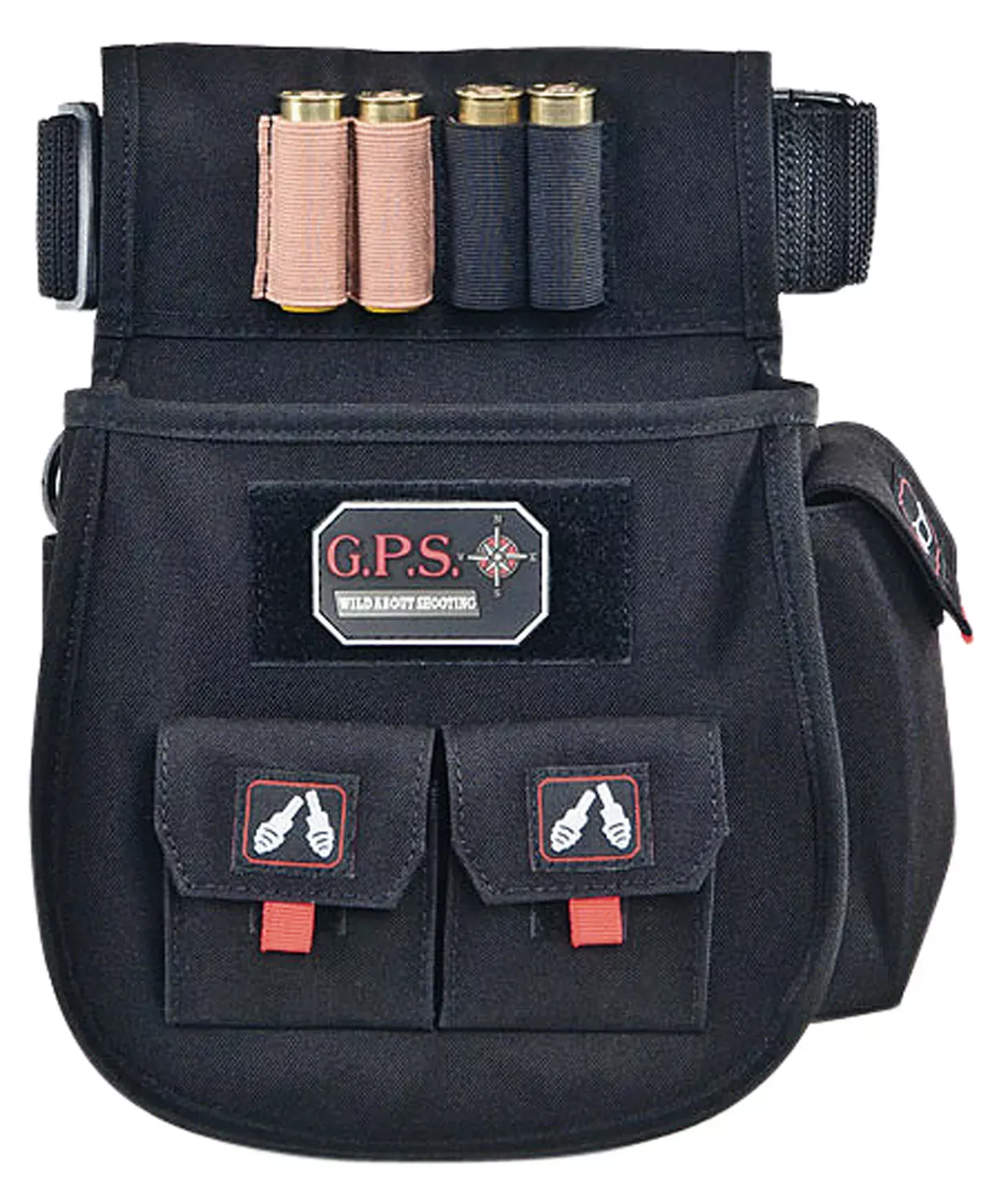 G*Outdoors Deluxe Double Shell Pouch Black Polyester