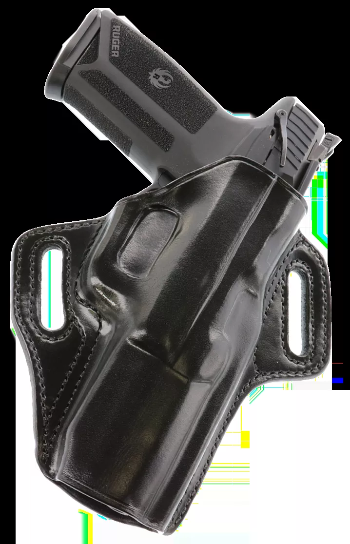 Galco ConcealableBlack Leather Belt FN Five-SeveN USG RH