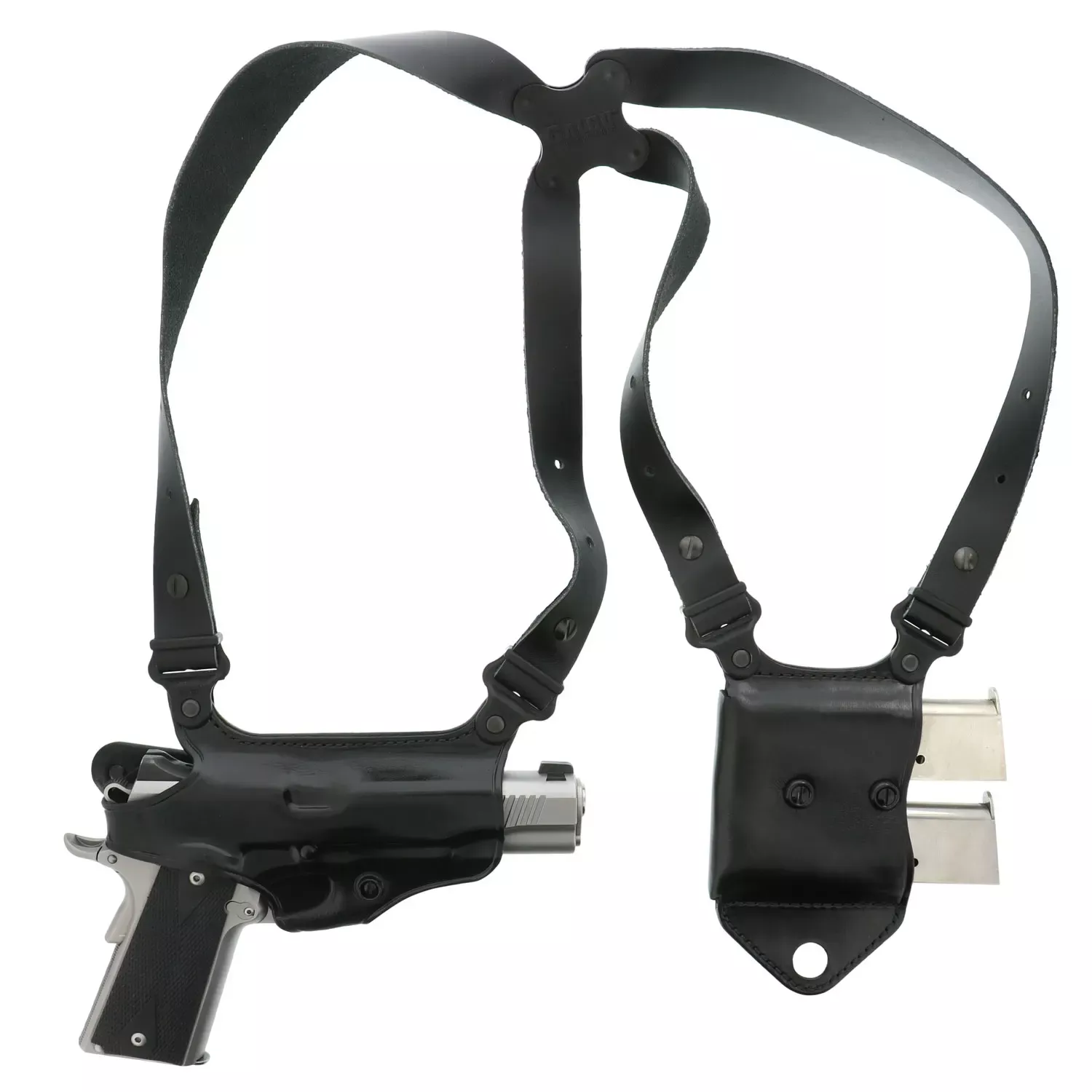 Galco Miami Classic II Shoulder System Black Leather 1911 RH