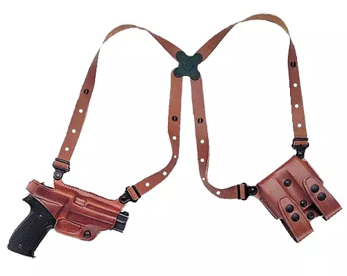 Galco Miami Classic Shoulder System Tan Leather 1911 5″ RH