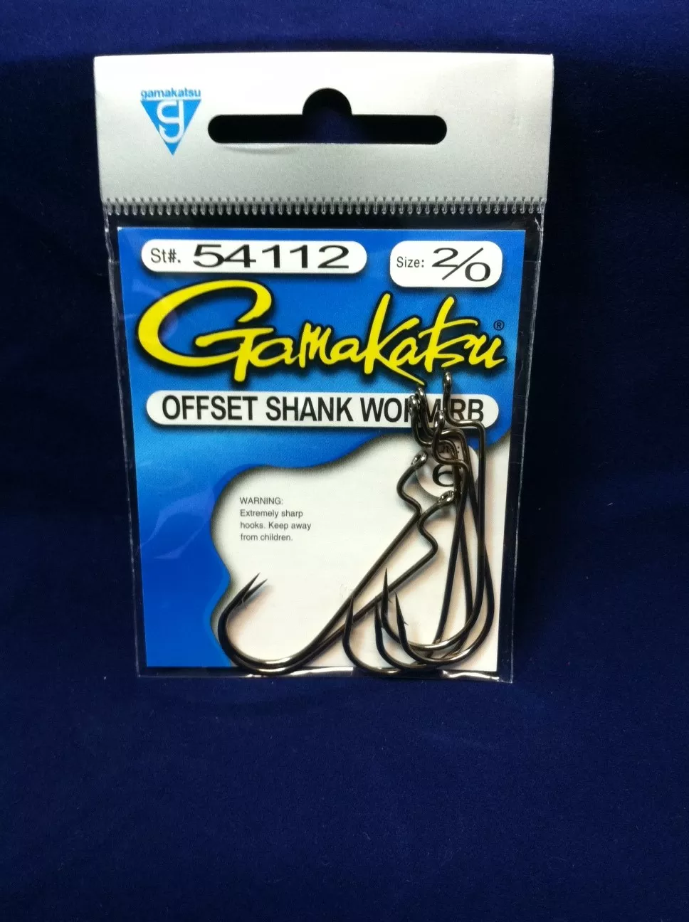 Gamakatsu Offset Shank Worm-round Bend 6 Pk.