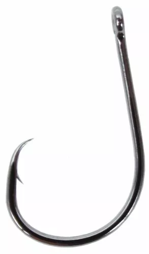 Gamakatsu Straight Eye Inline Point Octopus Circle Hooks (6-pack), Size 2/0, Ns Black