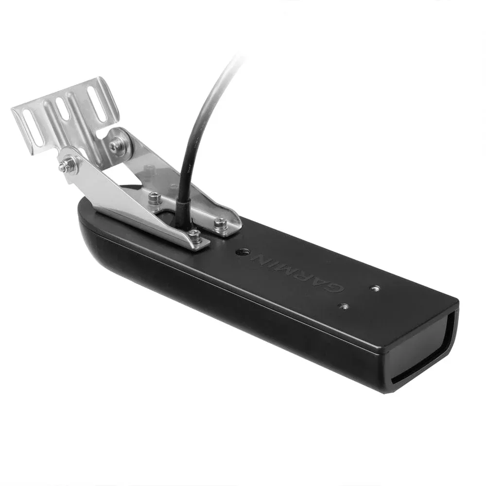 Garmin GT51M-TM Transom Mount DownVü/SideVü 500W, Traditional 600W Transducer Mid-Band CHIRP w/Temp – 12-Pin