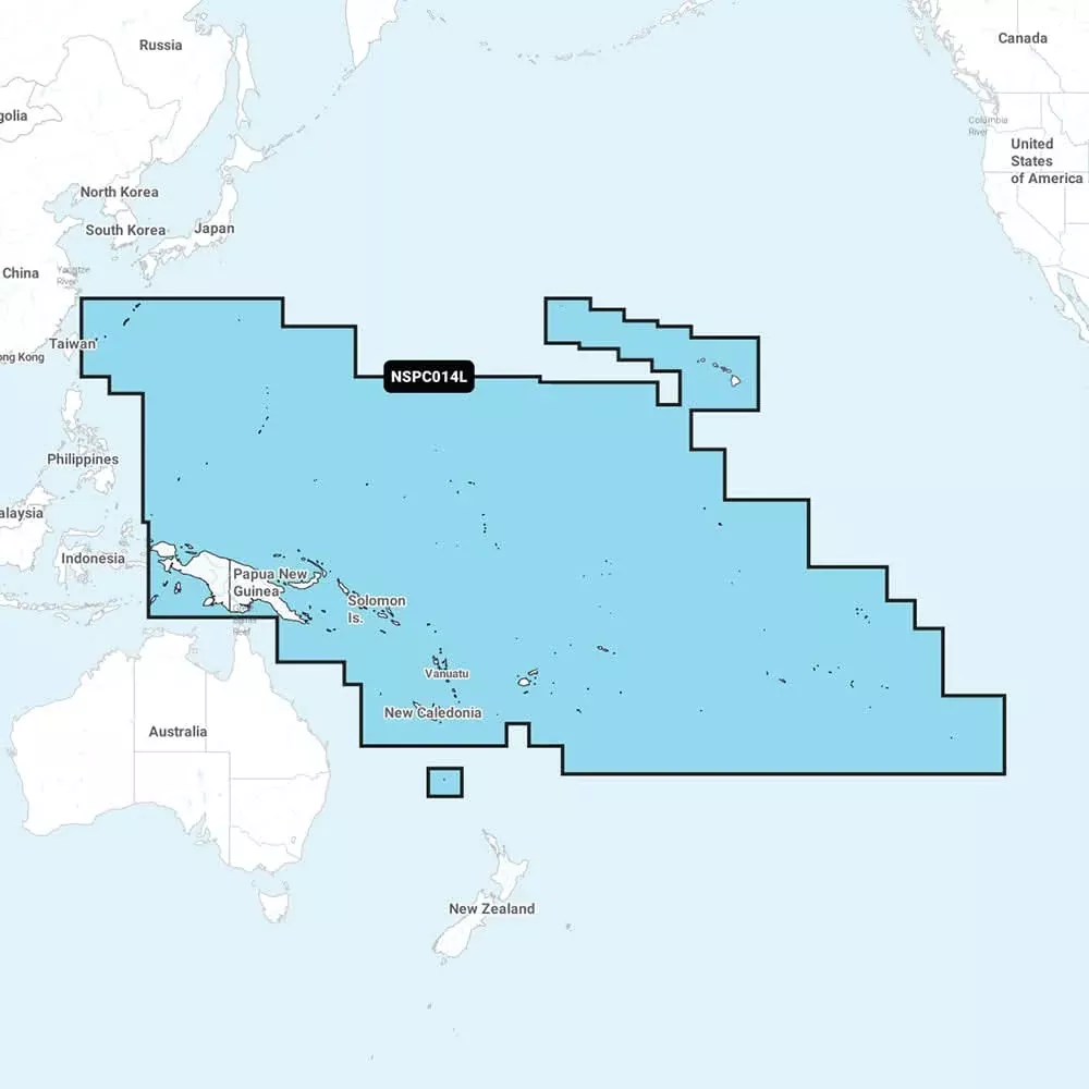 Garmin Navionics+ NSPC014L – Pacific Islands – Marine Chart – 010-C1279-20