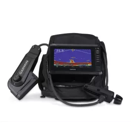 Garmin Panoptix™ PS22-IF Ice Fishing Bundle Includes ECHOMAP™ UHD2 73sv, Panoptix PS22-IF Transducer and Pole-free Transducer Rotation System