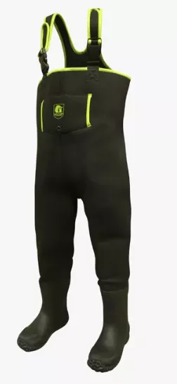 Gator Waders Youth Neoprene Waders – Lime #YSWBL