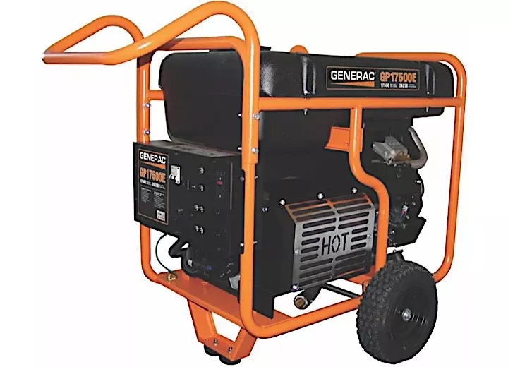 Generac 17,500 Watt Gas-Powered Portable Generator, Electric Start• G0057352