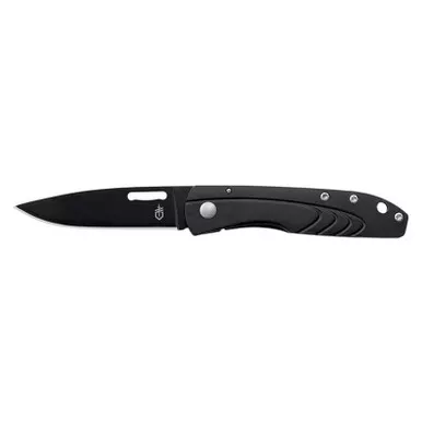 Gerber 22-41122N STL 2.0 Folding Knife 2.10″ Drop Point Plain Edge Blade, Black Handle with Lanyard Hole