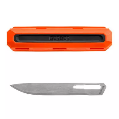 Gerber 31-003085N Vital Big Game Replacement Blades, 5-Pack, Orange Quiet-Carry Case