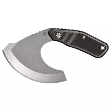 Gerber Downwind Fixed Knife 3.40″ 7Cr17MoV Ulu Plain Edge Blade, G10 Handle