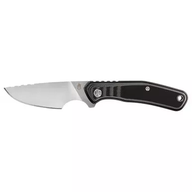 Gerber Downwind Fixed Knife 4.25″ 7Cr17MoV Caper Plain Edge Blade, G10 Handle