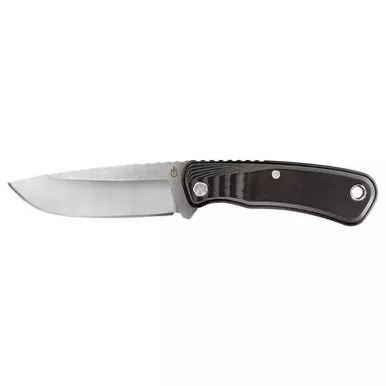 Gerber Downwind Fixed Knife 4.25″ 7Cr17MoV Drop Point Plain Edge Blade, G10 Handle
