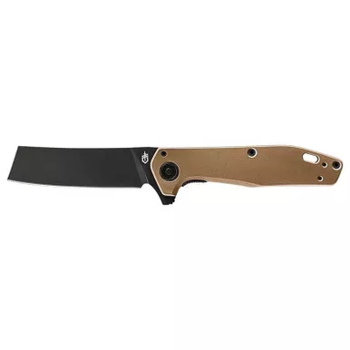 Gerber Fastball Folding Knife 3.00″ 20CV Cleaver Plain Edge Blade, 3-Position Clip