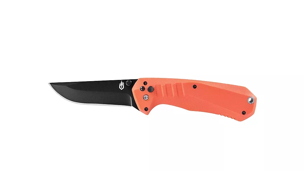 Gerber Haul Assisted Opening Folding Knife With Red Handle #31-003352