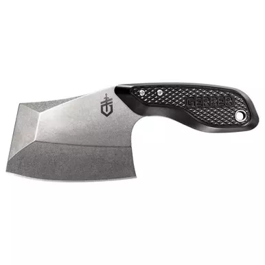 Gerber Tri-Tip Mini Cleaver 7Cr17MoV 2.80″ Plain Edge Blade, Lanyard Hole and Sheath