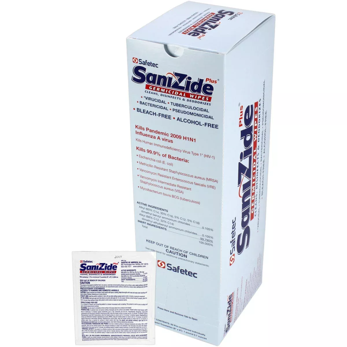 Germicidal Wipe – 50 per box