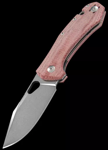 GiantMouse Ace Atelier Canvas Micarta Folding Knife