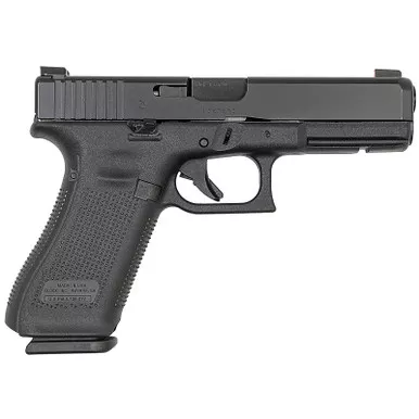 Glock 17M 9mm Pistol with Ameriglo Bold Sights and Extended Slide Lock (Made in USA)
