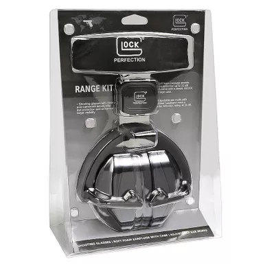 Glock Range Kit Earmuff/Plugs/Glasses 25 dB Black AP60214