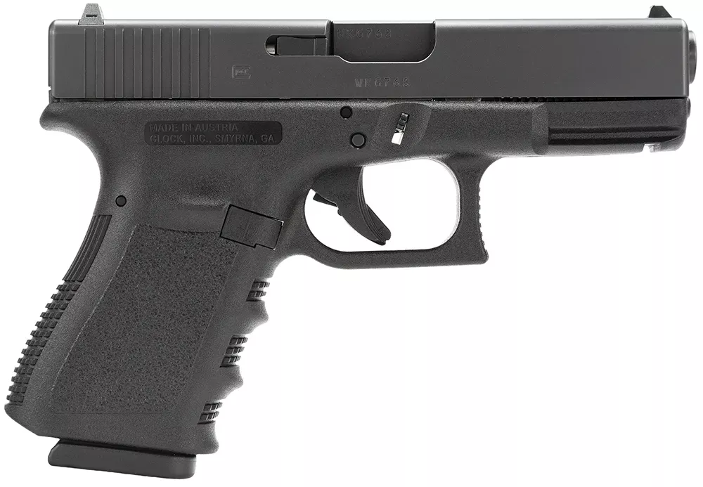 GlockG23 Gen3 Compact 40 S&W Caliber, 4.02″, 13+1, Black