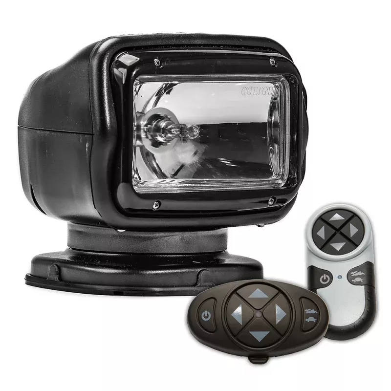 Golight Radioray GT Series Permanent Mount – Black Halogen – Wireless HandheldWireless Dash Mount Remotes
