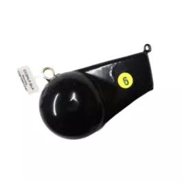 Grapentin Powder-Coated Cannonball - Black - 4 LB.
