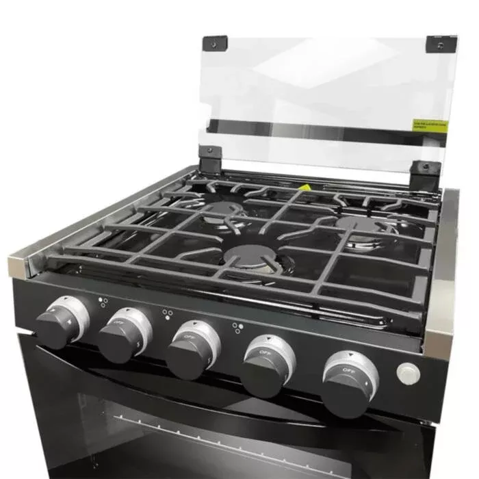 Greystone Gas RV Range – 12V, 17″ Black• CF-RV17BB