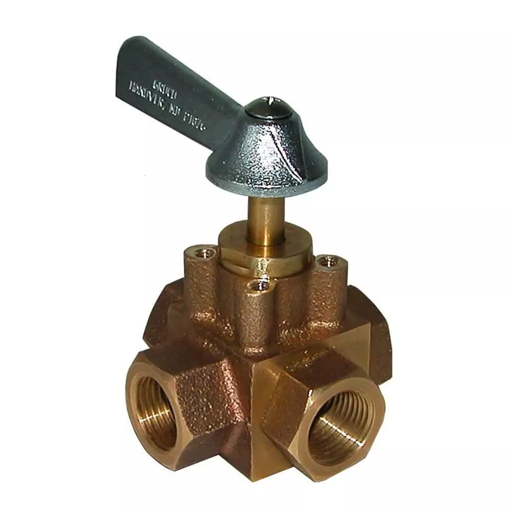 GROCO 1/2″ 4-Port Tank Selector Valve [FV-450-X]